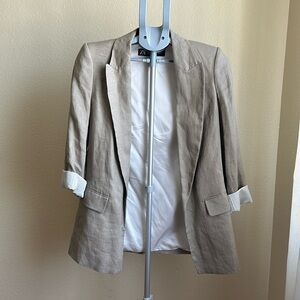 ZARA LINEN BLAZER
